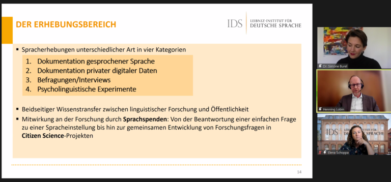 Read more about the article Das Forum Deutsche Sprache auf dem Forum Wissenschaftskommunikation 2021