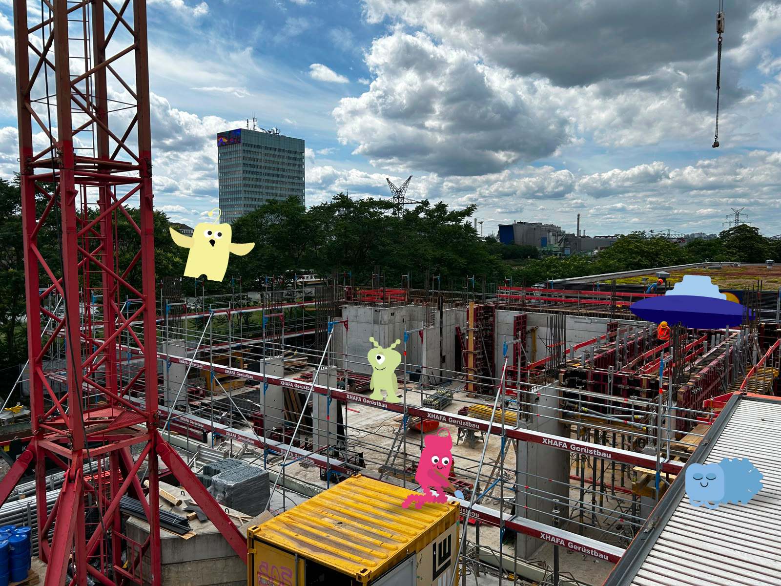 Maskottchen_Baustelle_revealed_quer_mit Raumschiff