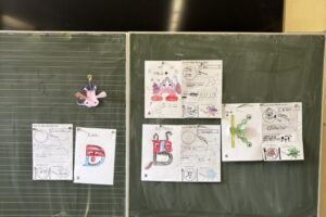 Maskottchen mit Steckbriefen